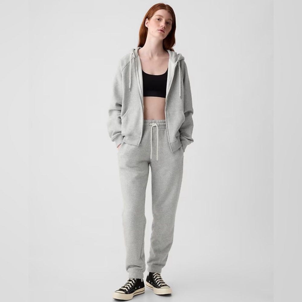 GAP VintageSoft Classic Jogger Sweatpants - Gray - Size Large